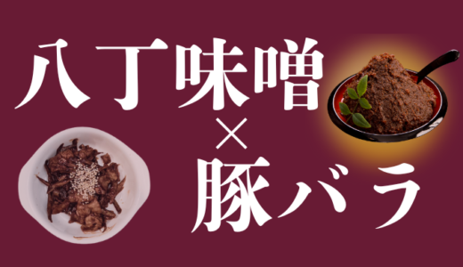 【菌活】八丁味噌を活用！ご飯がすすむ豚バラごぼう